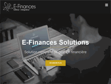 Tablet Screenshot of e-finances.fr